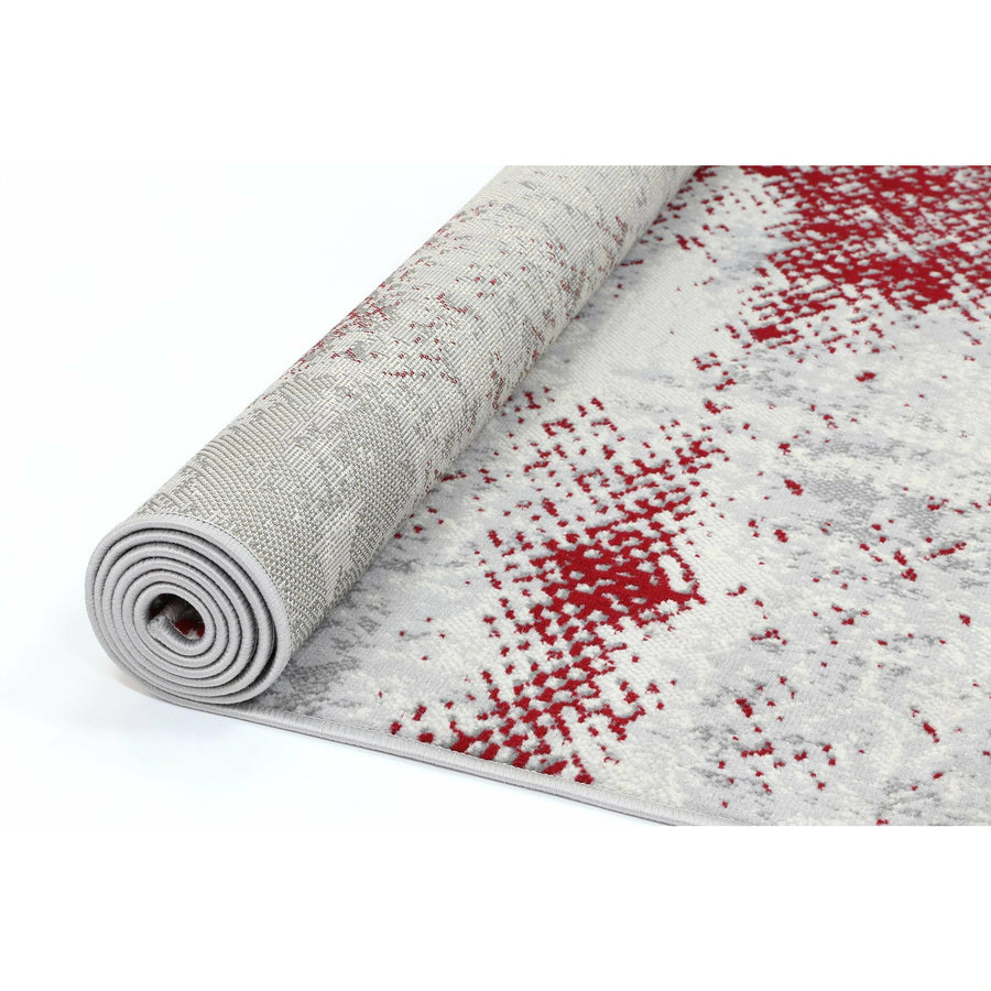 Allure Modern Abstract Red Rug 160x220 cm