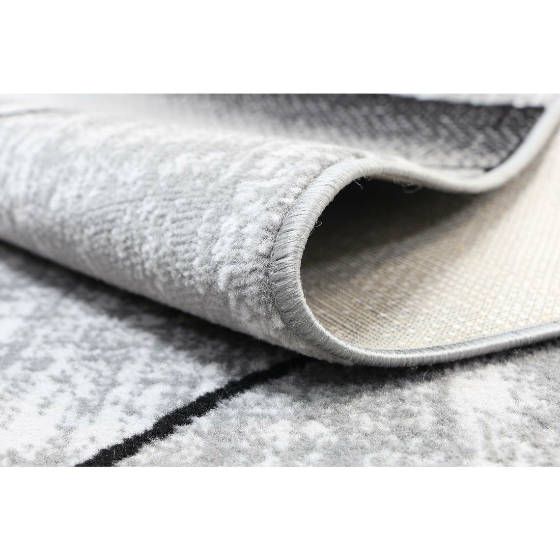 Allure Modern Artistic Grey Rug 240x330 cm