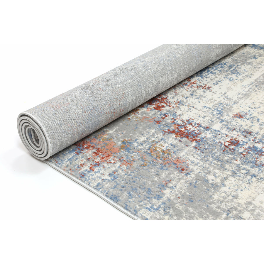 Amelia Grey Multi Modern Rug 200x290 cm