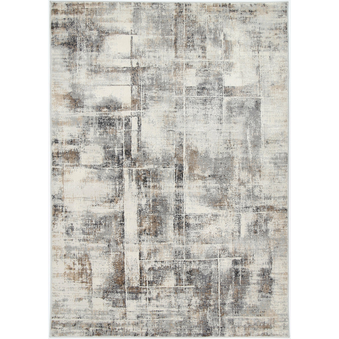 Amelia Beige Grey Modern Rug 200x290 cm