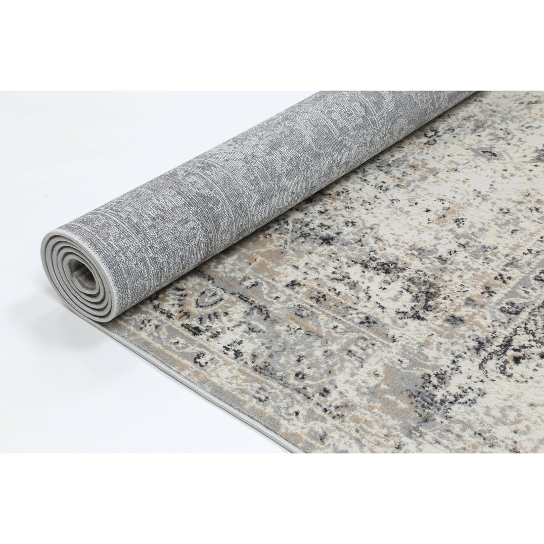 Amelia Beige Grey Contemporary Rug 200x290 cm