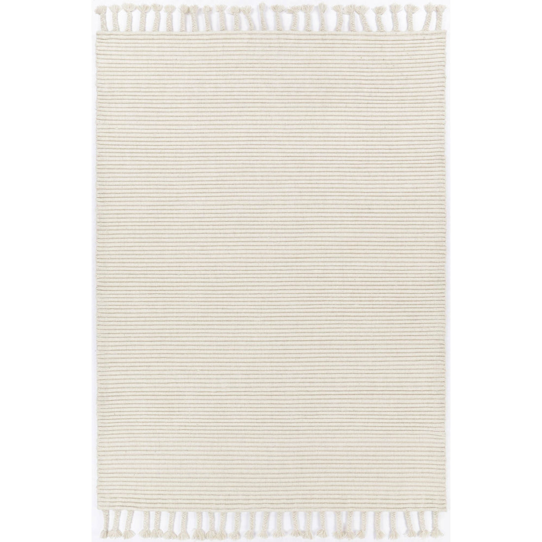 Leilani Modern Wool Cream Rug 160x230cm