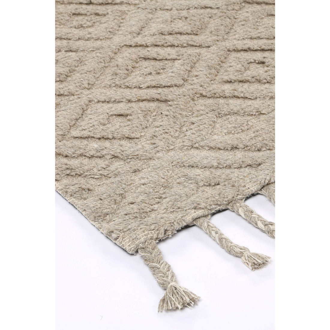 Leilani Plush Diamond Ash Rug 160x230cm