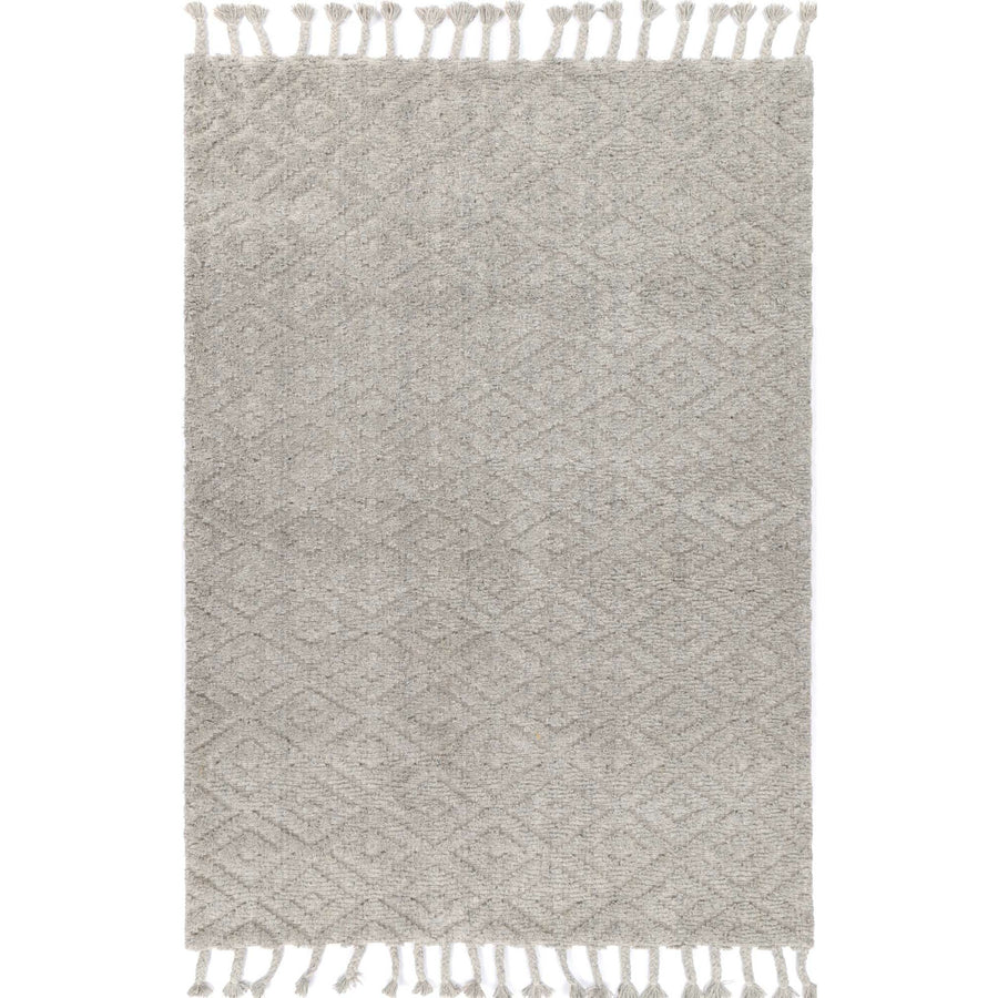 Leilani Plush Diamond Grey Rug 200x290cm