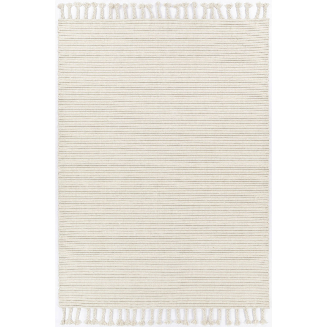 Leilani Modern Wool Cream Rug 240x330cm