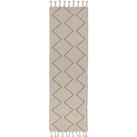 Leilani Diamond Tassel Ash Rug 300x400cm