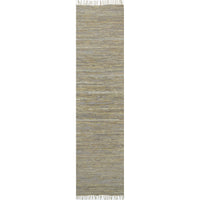 Metro Beige Modern Leather Rug 190x280cm