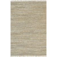 Metro Beige Modern Leather Rug 190x280cm