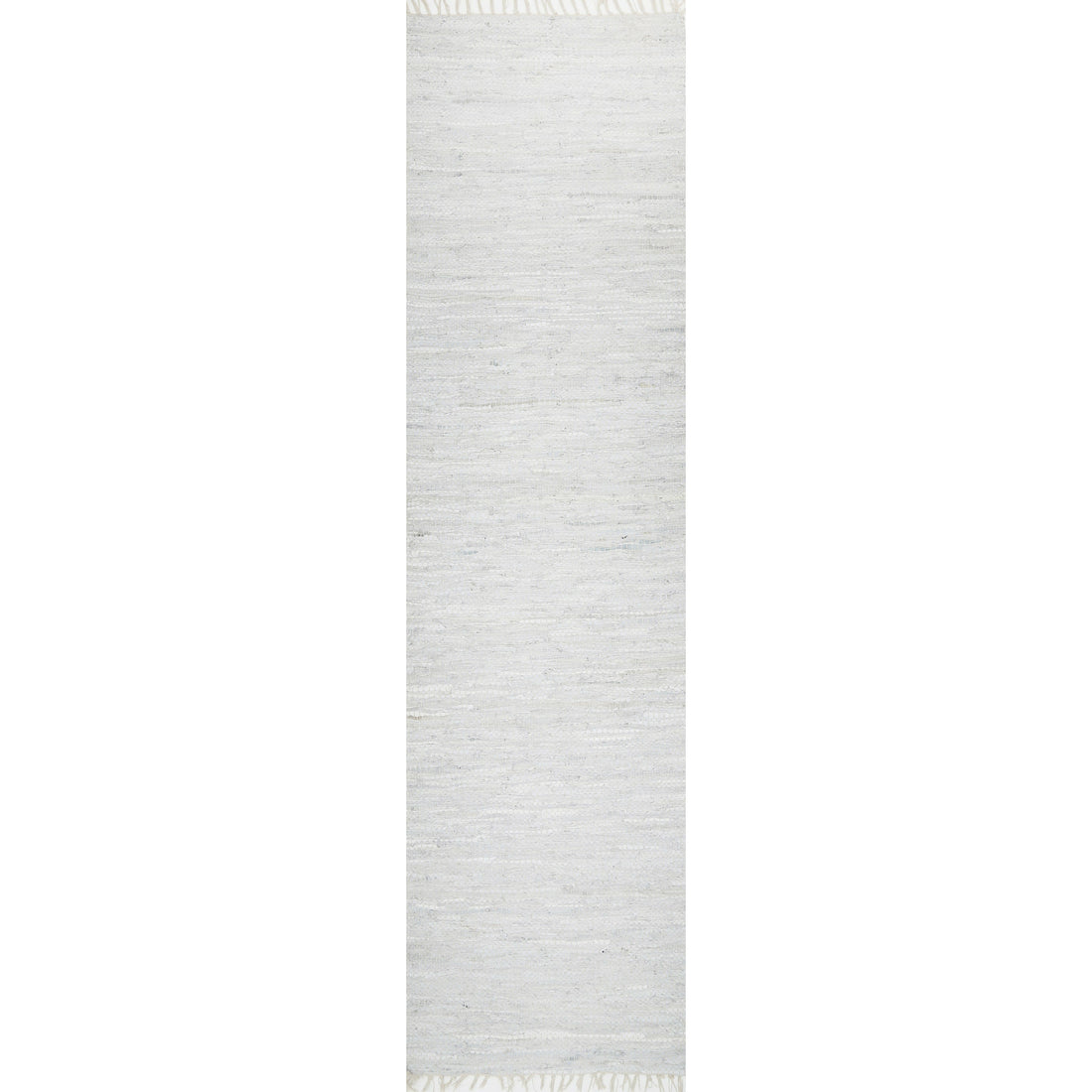 Metro White Modern Leather Rug 190x280cm