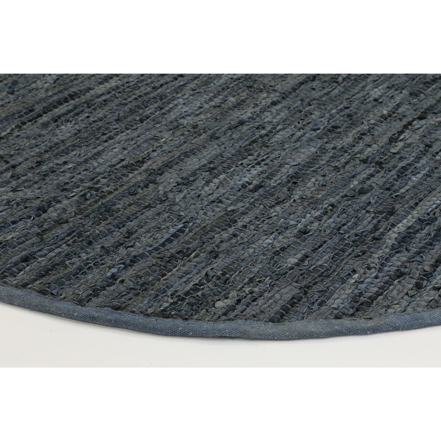 Metro Grey Modern Leather Rug 230x320cm