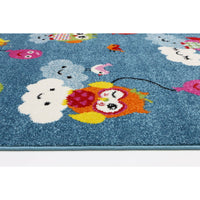 Nova Kids Blue Owl Balloon Rug 120x170 cm