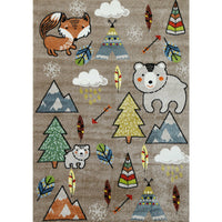 Nova Kids Beige Adventure Rug 160x230 cm