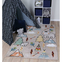 Nova Kids Beige Adventure Rug 160x230 cm