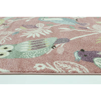 Nova Kids Pink Pastel Bird Rug 160x230 cm