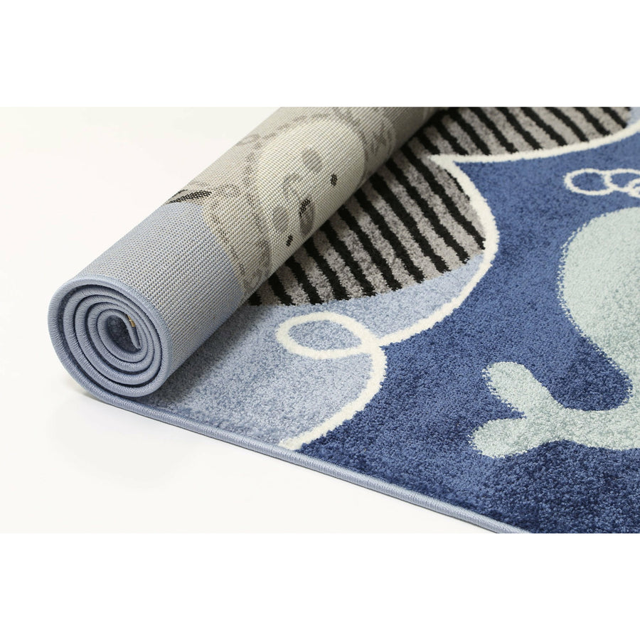 Nova Kids Blue Animal Arc Rug 160x230 cm