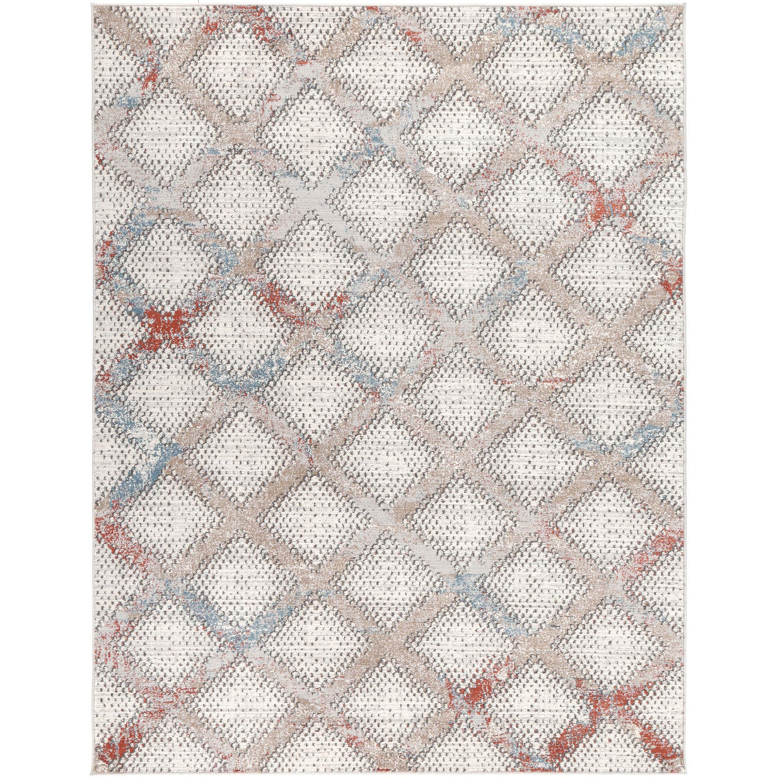 Talulla Diamond Cream Rug 200x280cm