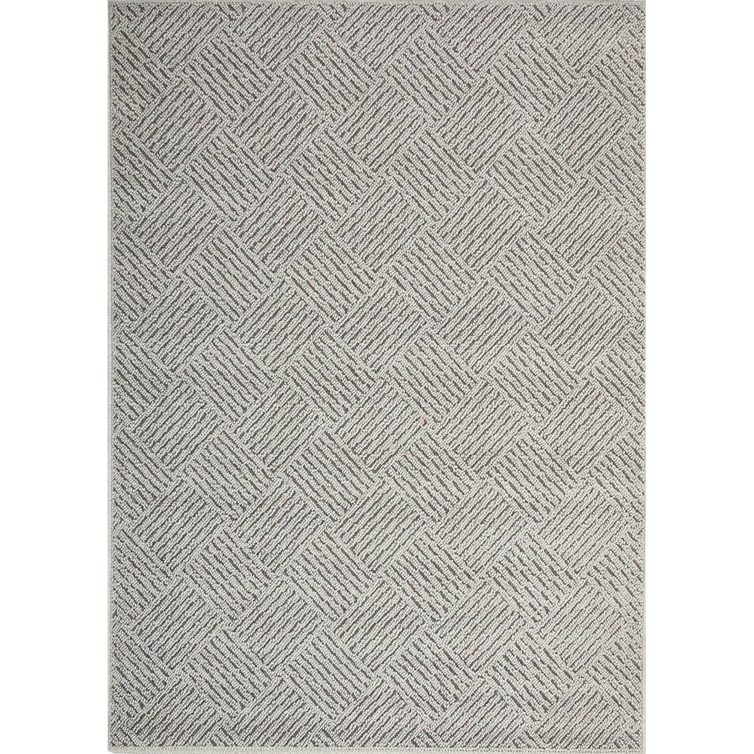 Hawaii Grey Shaped Geometric Ikat Rug  160x230cm