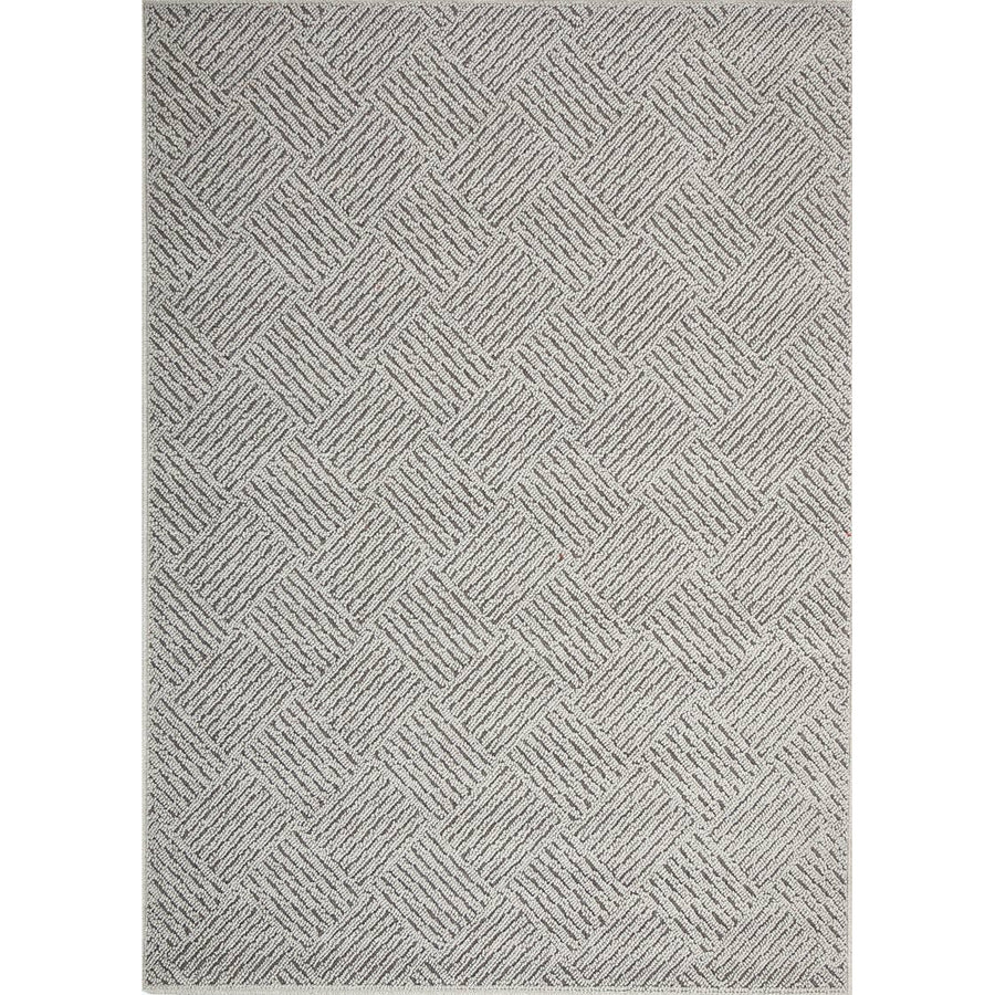 Hawaii Grey Shaped Geometric Ikat Rug  160x230cm