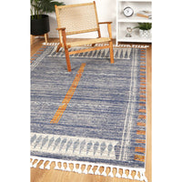 Pasto Tribal Blue Rug 200x290cm