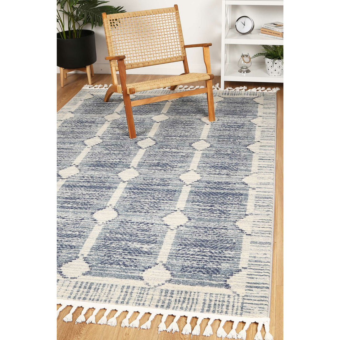 Pasto Martinez Blue Rug 80x300cm