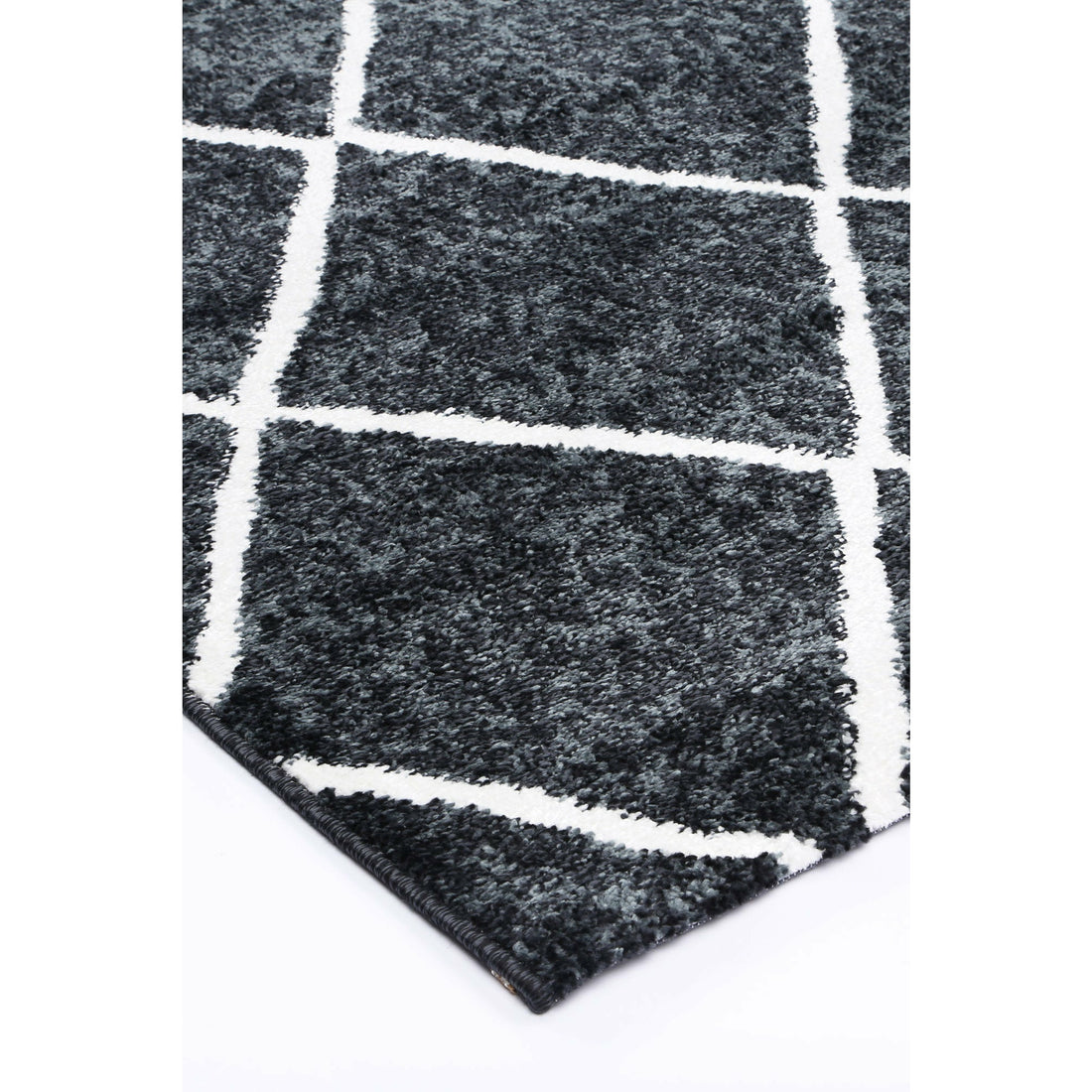 Windjana Diamond Charcoal Rug 160x230cm