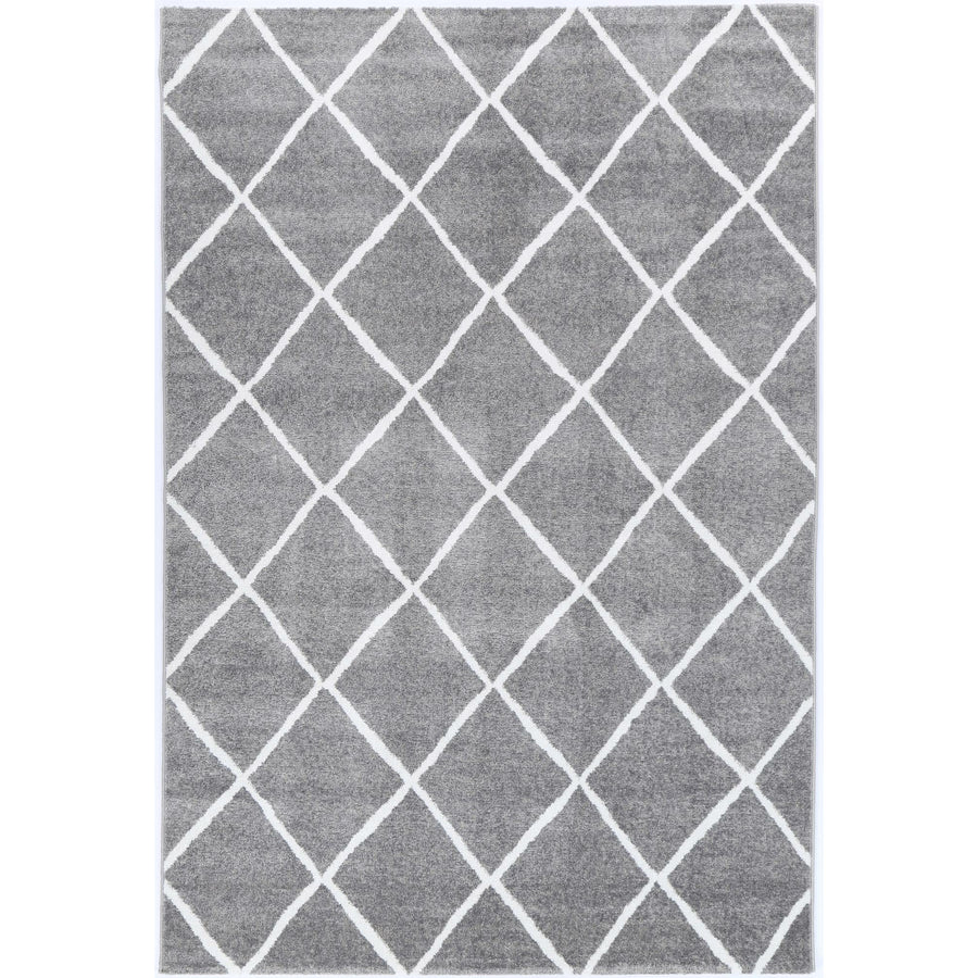 Windjana Diamond Grey Rug 160x230cm