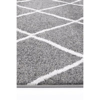 Windjana Diamond Grey Rug 160x230cm