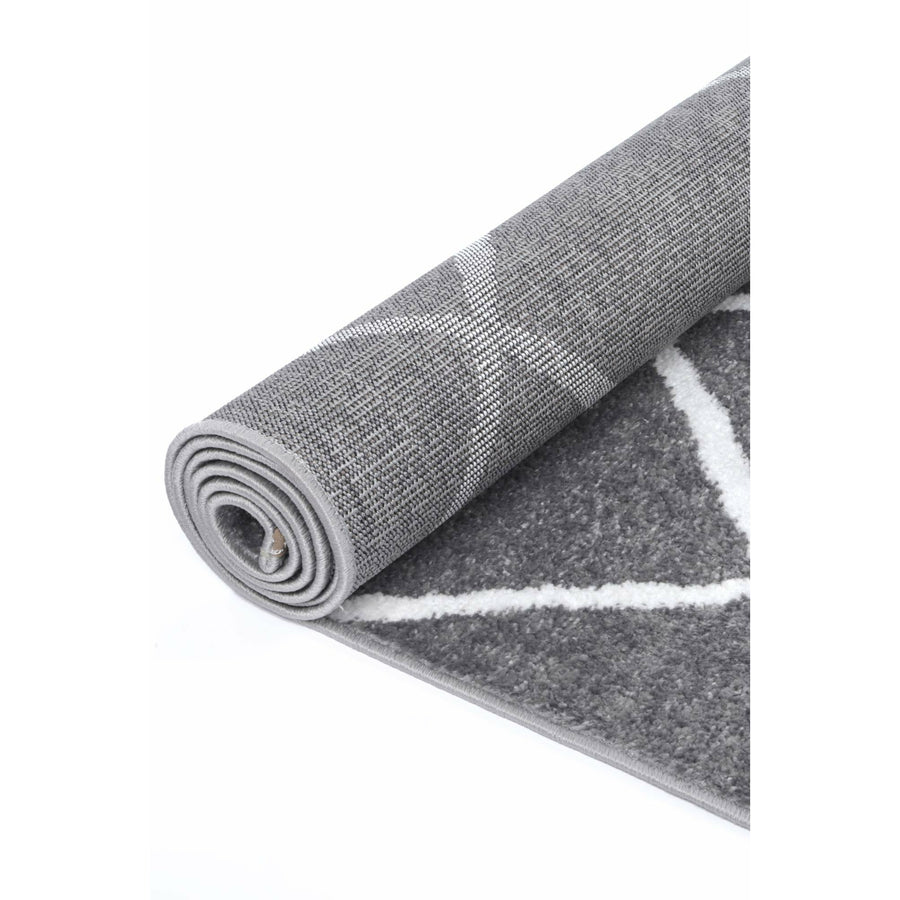 Windjana Diamond Grey Rug 160x230cm