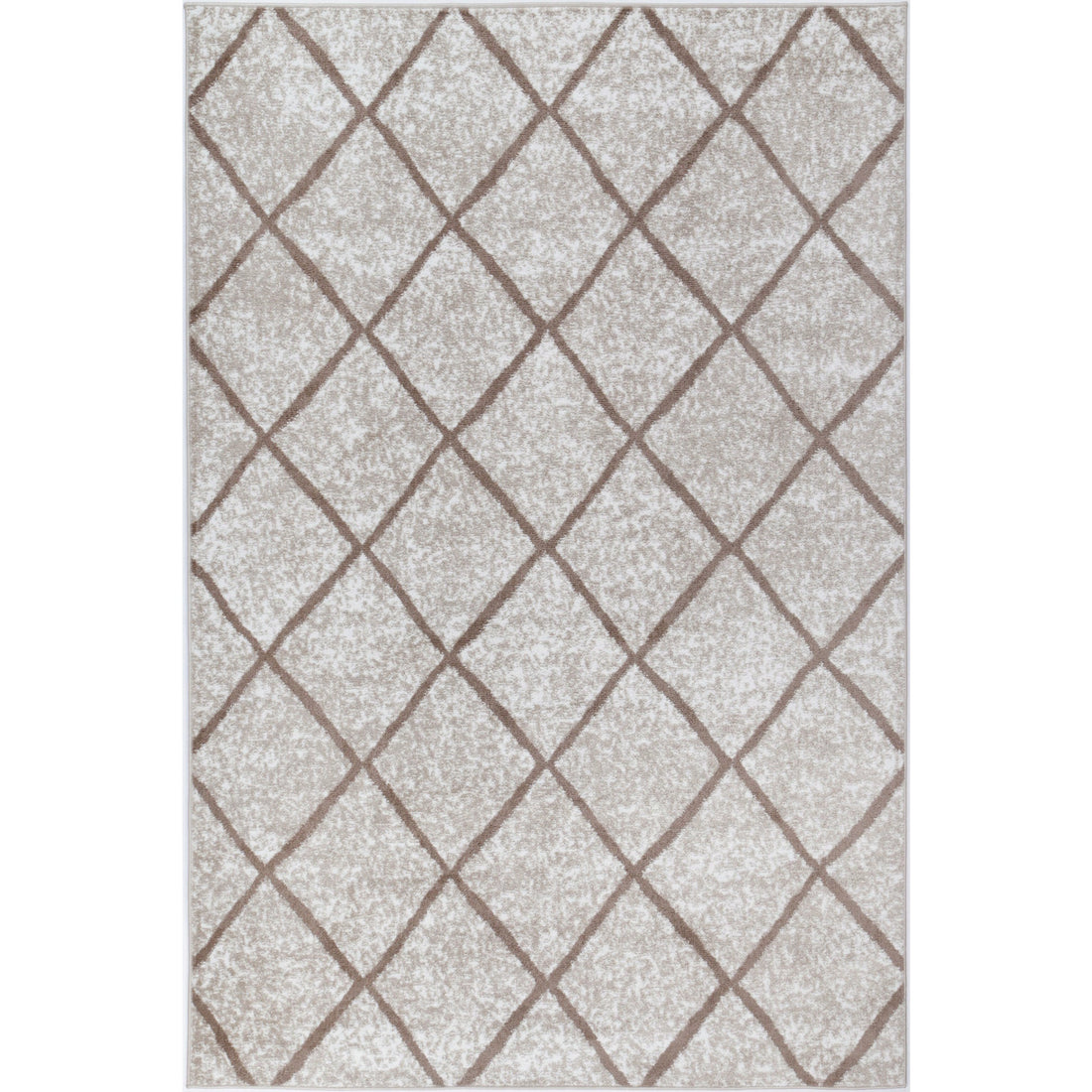 Windjana Diamond Latte Rug 160x230cm