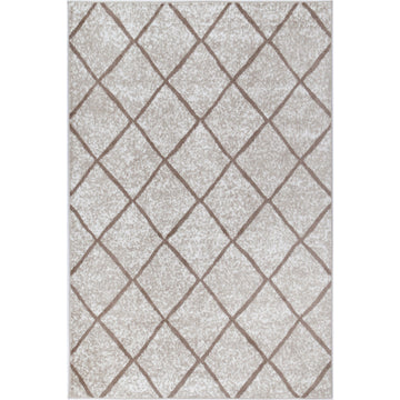 Windjana Diamond Latte Rug 160x230cm