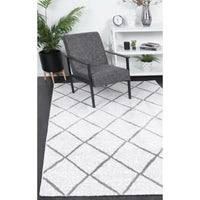 Windjana Diamond Silver Rug 160x230cm