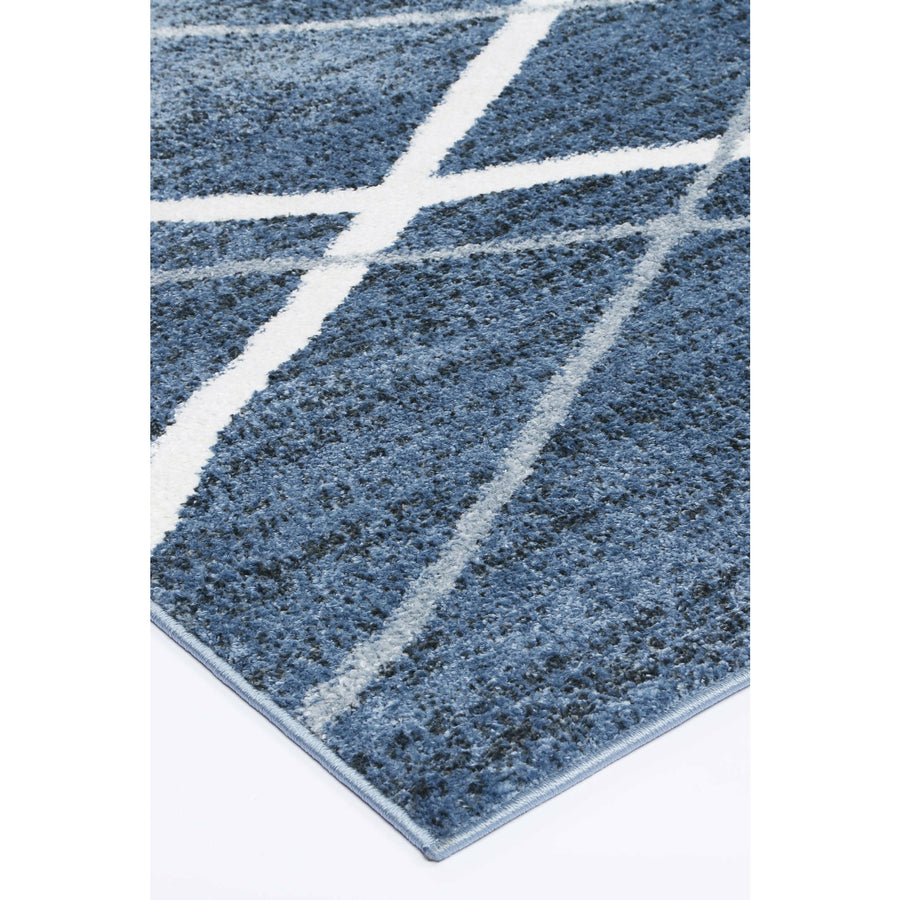 Windjana Abstract Stripe Blue Rug 160x230cm