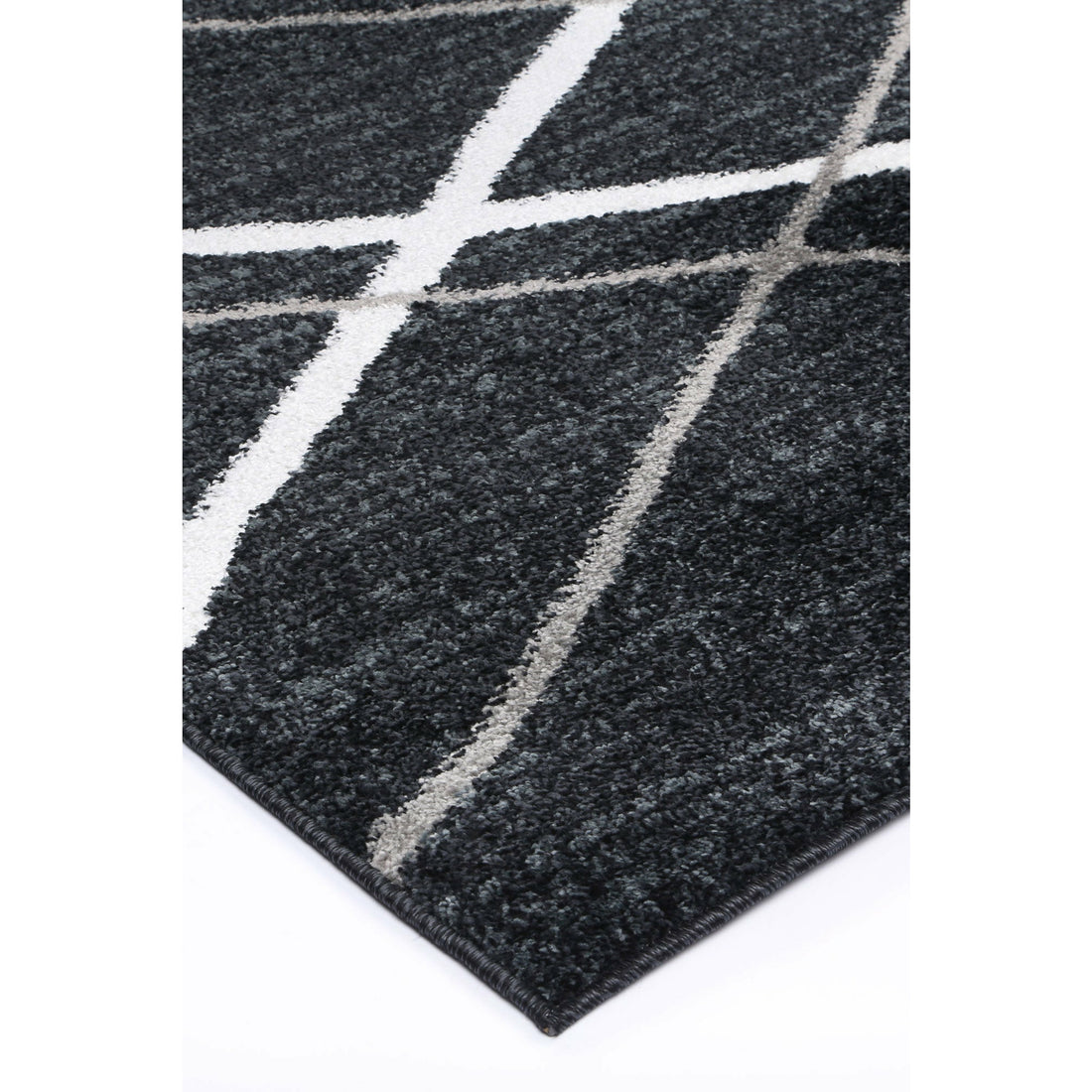 Windjana Abstract Stripe Charcoal Rug 160x230cm