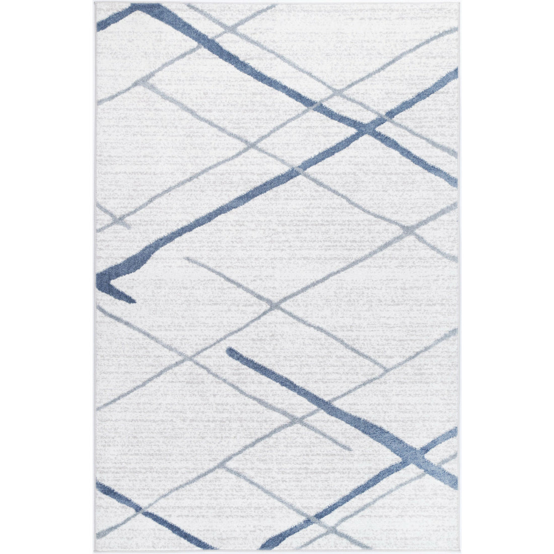 Windjana Abstract Stripe Light Blue Rug 160x230cm