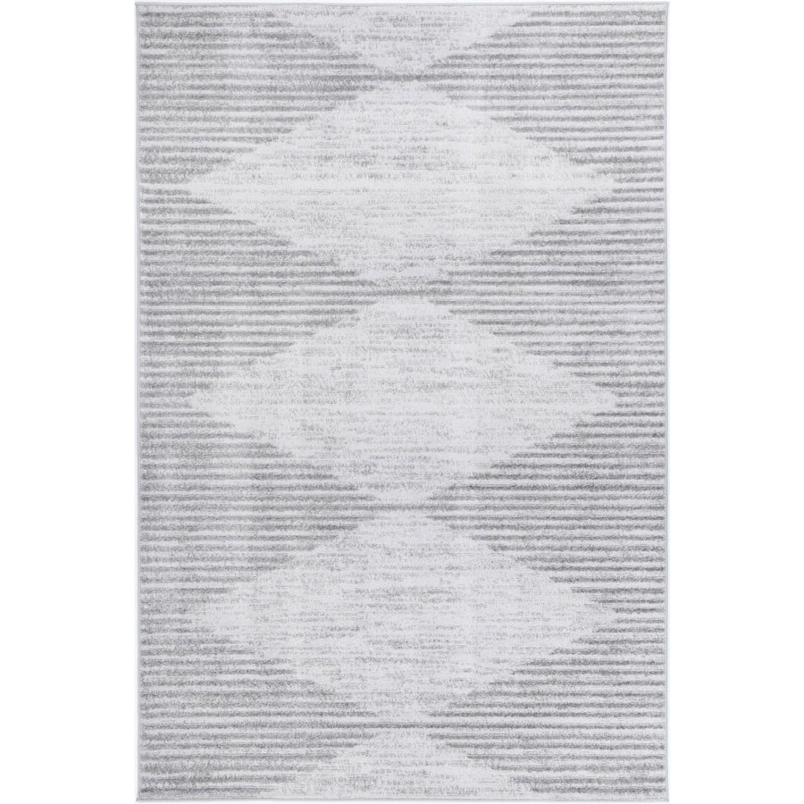 Windjana Abstract Diamond Grey Rug 160x230cm