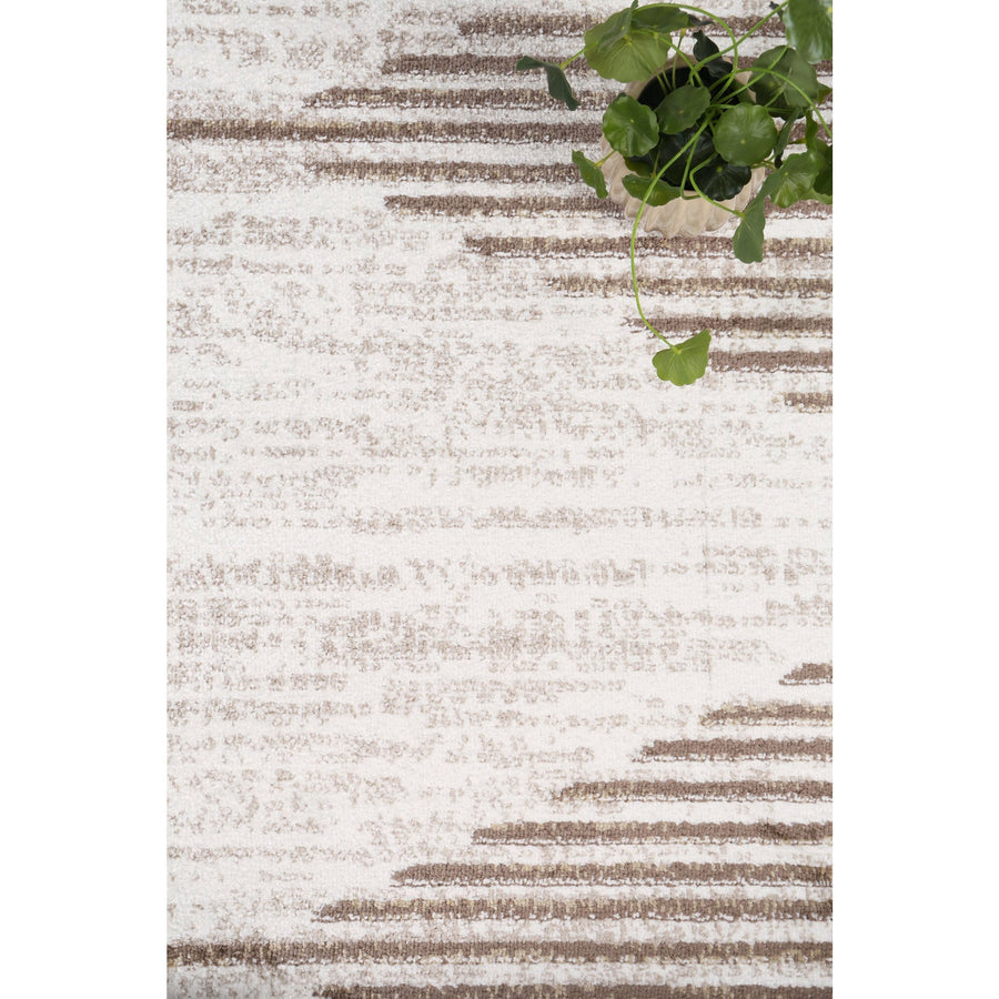 Windjana Abstract Diamond Latte Rug 160x230cm