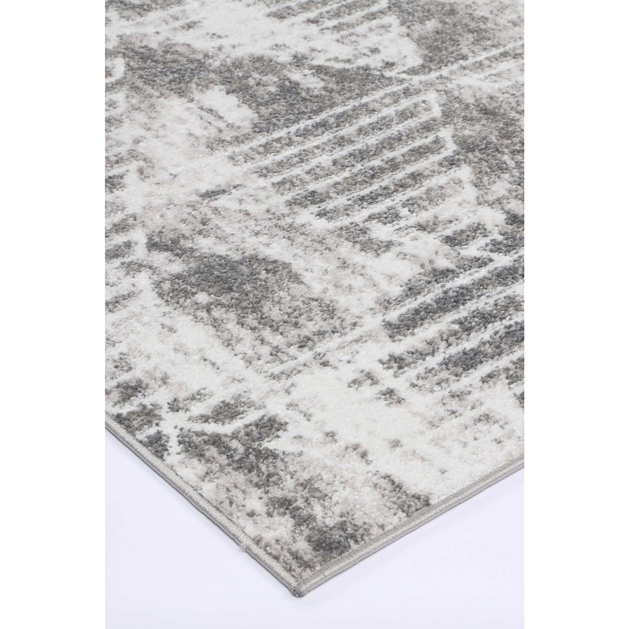 Windjana Transitional Geometric Silver Rug 160x230cm