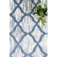 Windjana Lattice Blue Rug 160x230cm