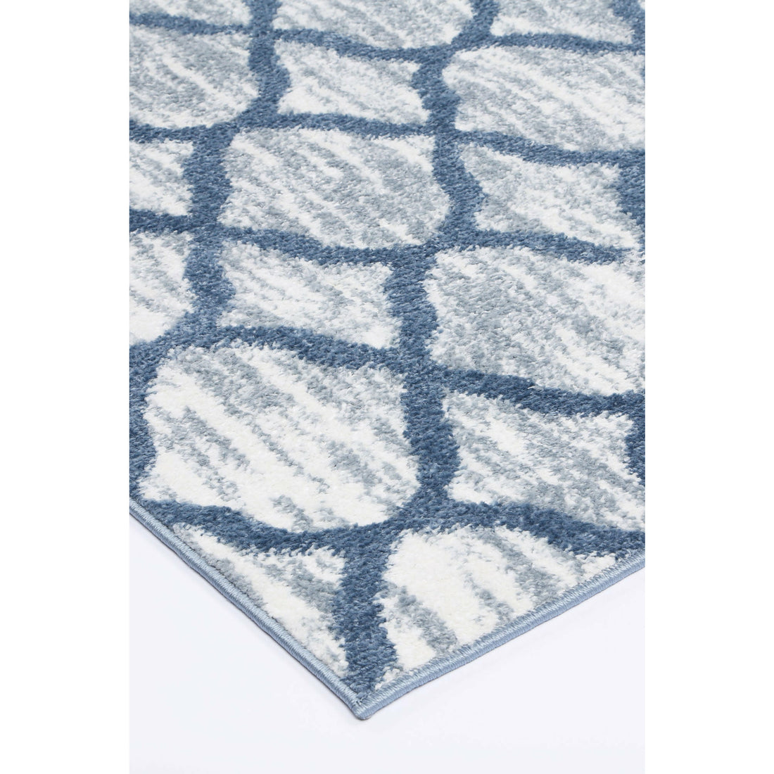 Windjana Lattice Blue Rug 160x230cm