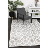 Windjana Lattice Silver Rug 160x230cm