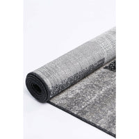 Windjana Abstract Geometric Grey Rug 160x230cm