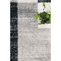 Windjana Abstract Geometric Grey Rug 160x230cm