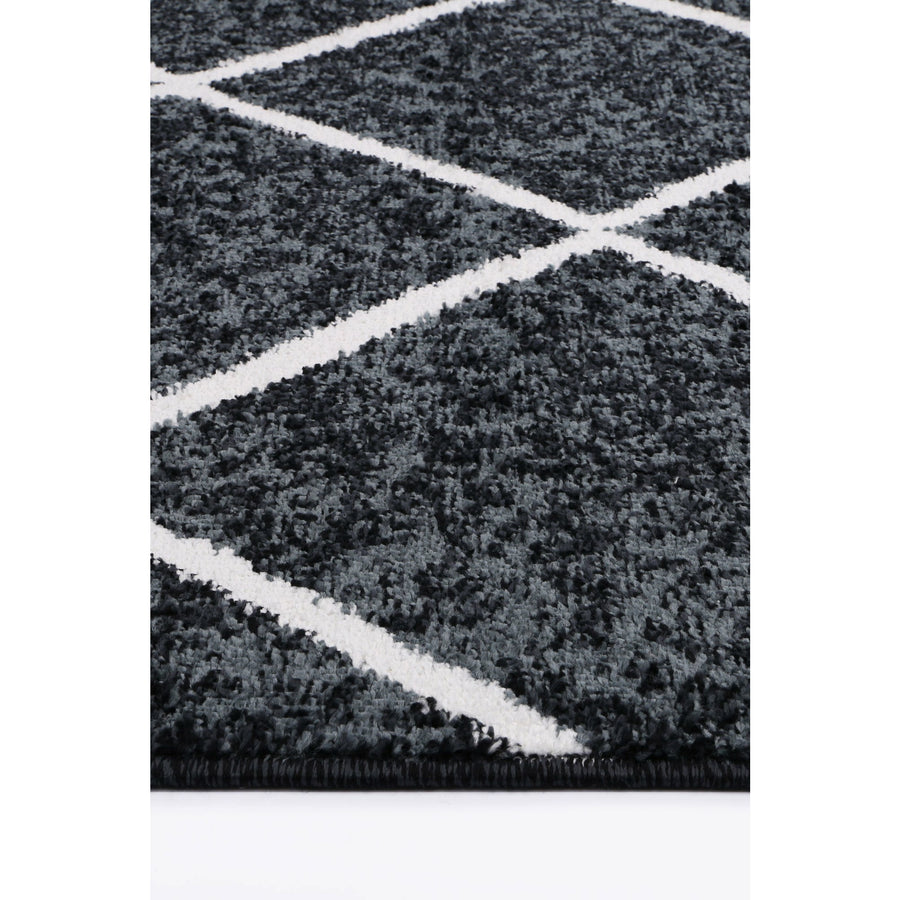 Windjana Diamond Charcoal Rug 200x290cm