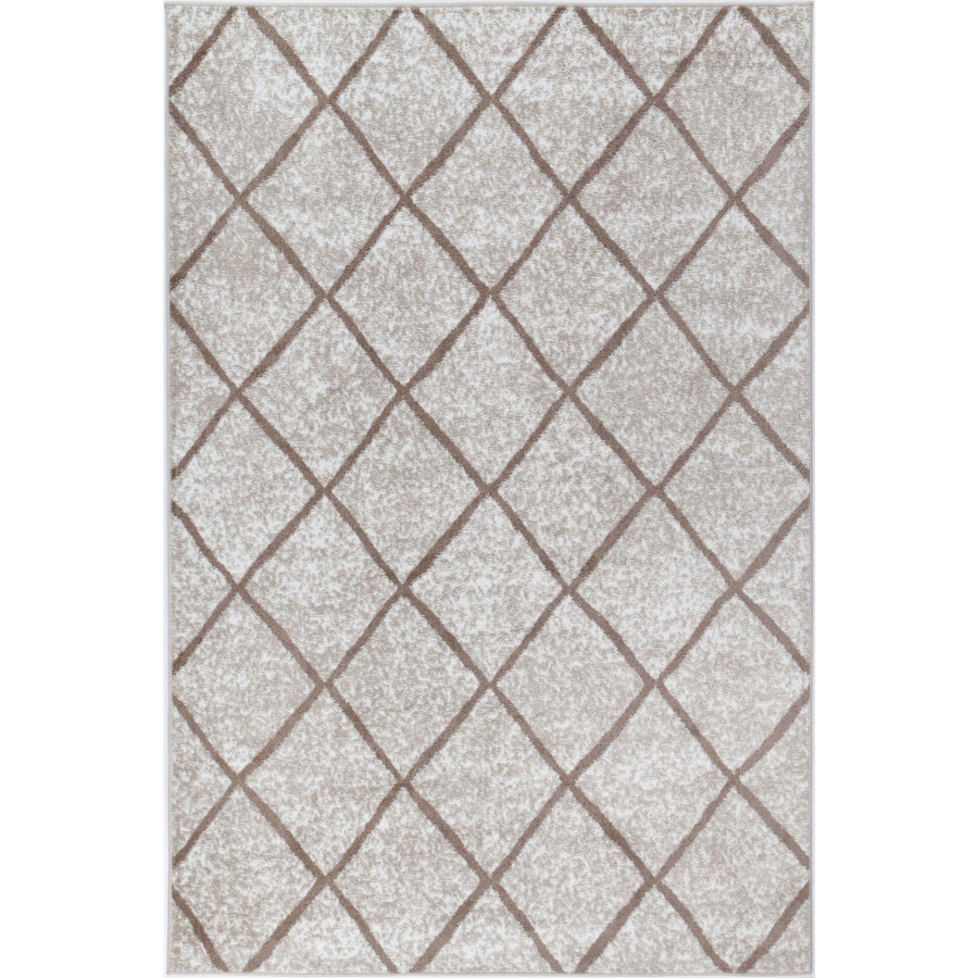 Windjana Diamond Latte Rug 200x290cm