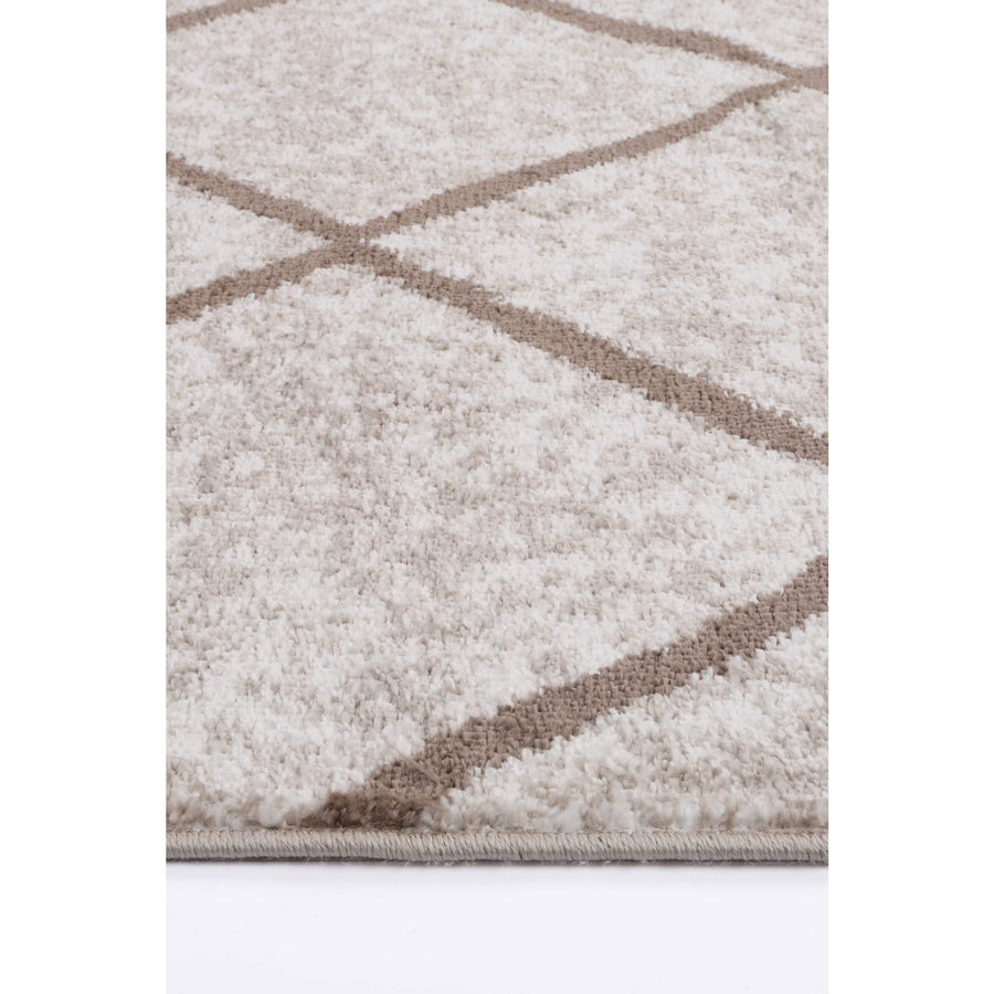 Windjana Diamond Latte Rug 200x290cm