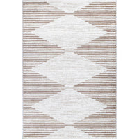 Windjana Abstract Diamond Latte Rug 200x290cm