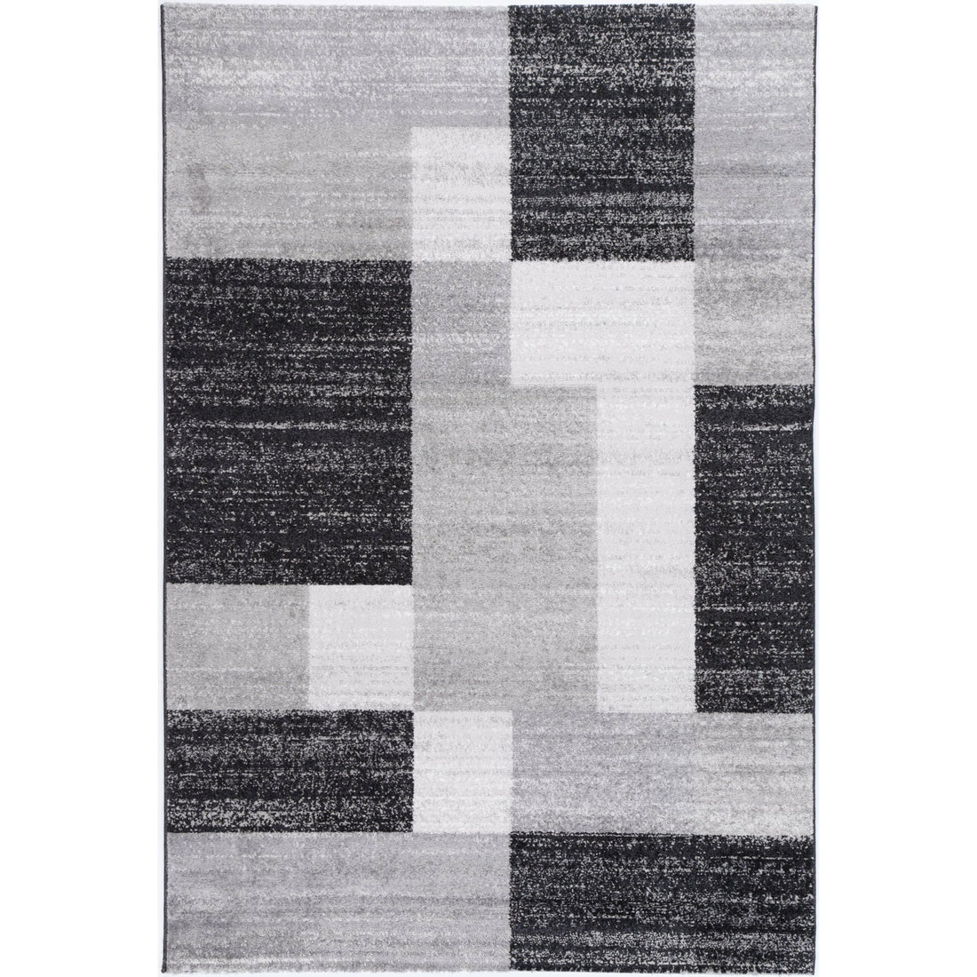 Windjana Abstract Geometric Grey Rug 200x290cm