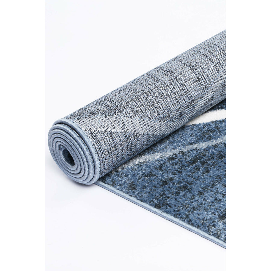 Windjana Abstract Stripe Blue Rug 240x330cm