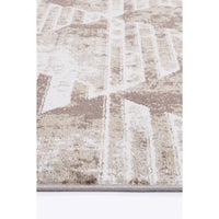 Windjana Transitional Geometric Latte Rug 240x330cm