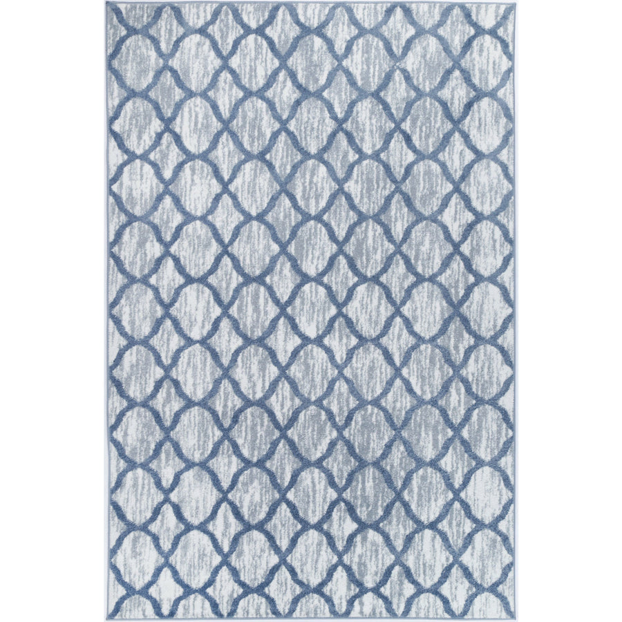 Windjana Lattice Blue Rug 240x330cm